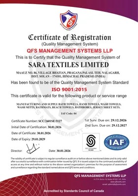 Certificate for ISO 9001:2015